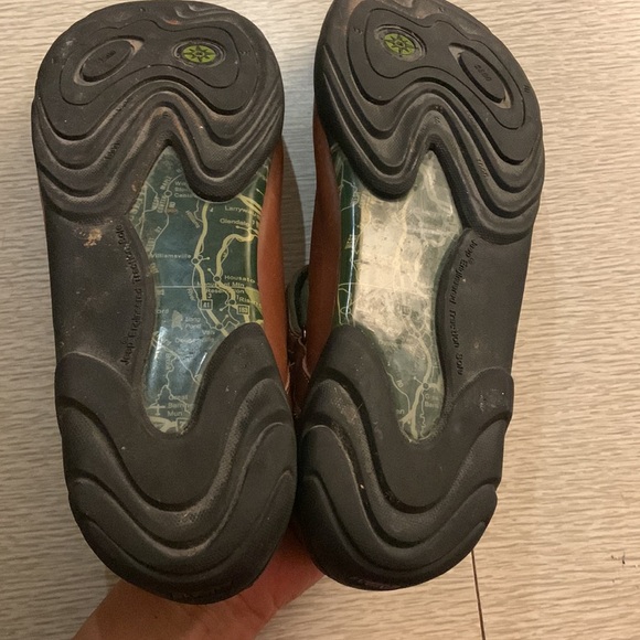 Jeep J-41 Adventure On Heritage Mary Jane Brown Leather Flats 9.5M - Picture 5 of 6